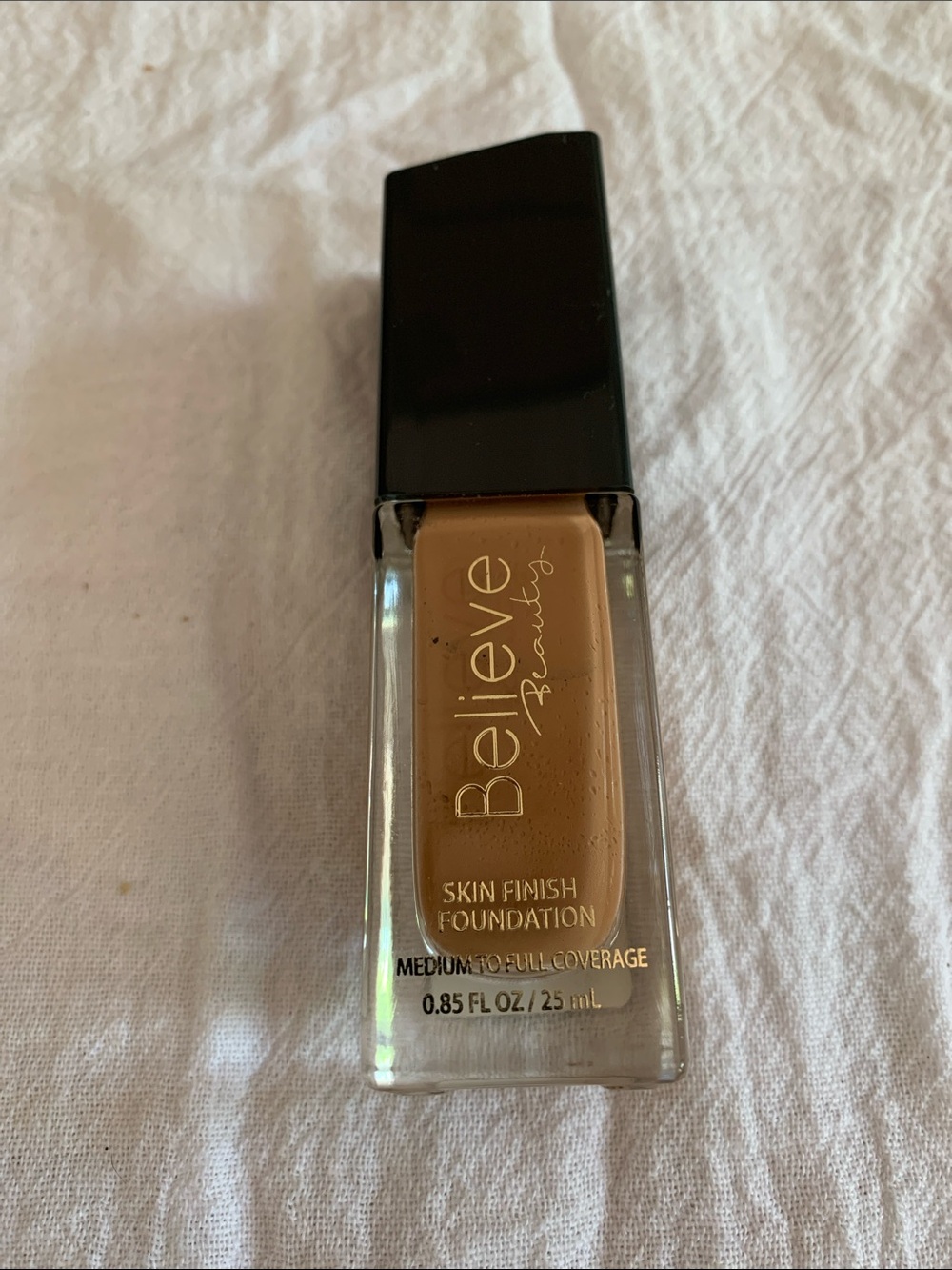 Believe Beauty Skin Finish Foundation NEW Tawny Medium to full Coverage.
.85 Oz